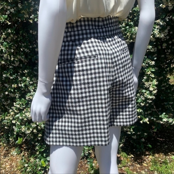 💋NWT Rag & Bone Retro Paper Bag Waist Tailored Gingham Shorts - Picture 11 of 15